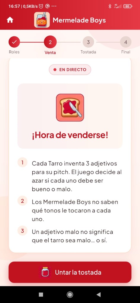 Pantalla de la Teletienda con las reglas